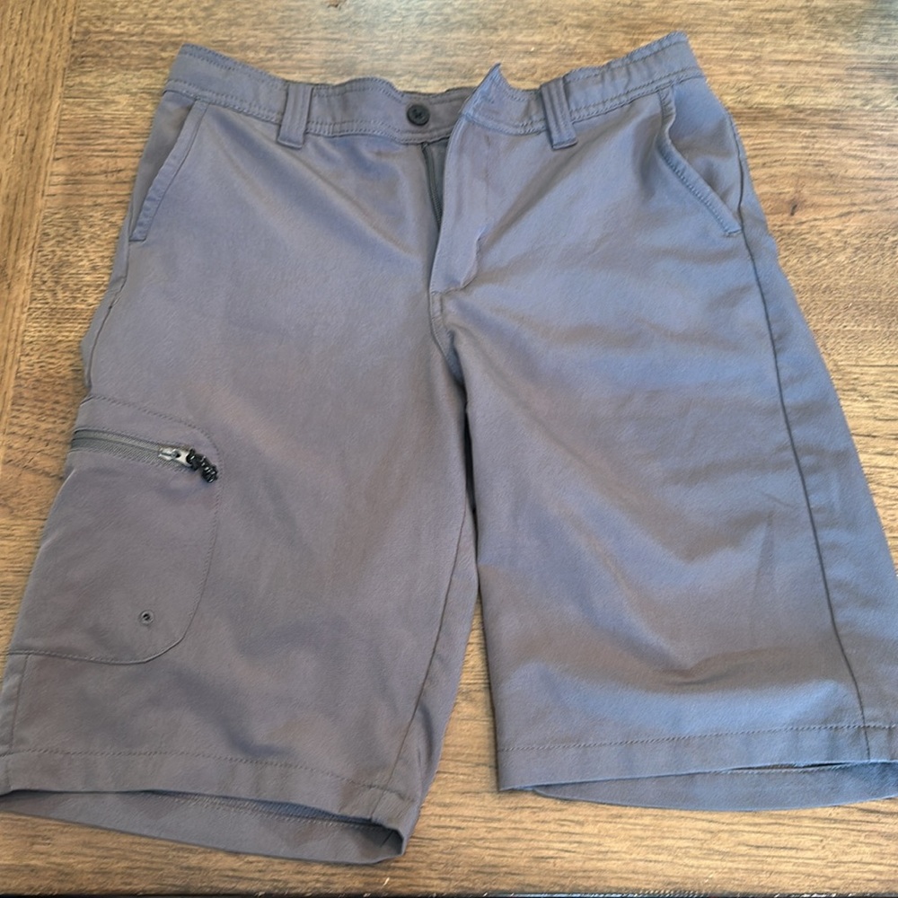 2 pack Boys Grey and Tan Magellan shorts